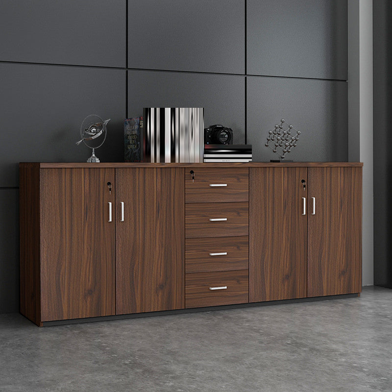 Contemporary Storage File Cabinet Wooden Frame Filing Cabinet