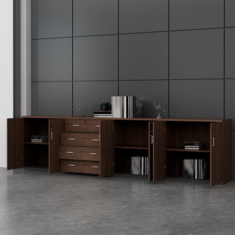 Contemporary Storage File Cabinet Wooden Frame Filing Cabinet