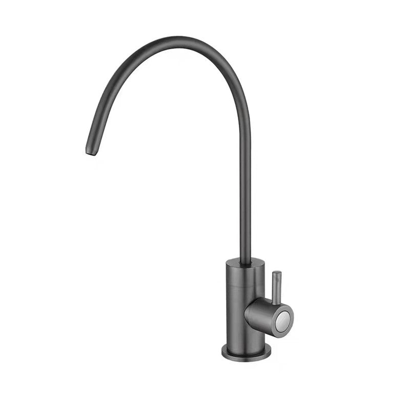 Contemporary Single Handle Kitchen Faucet Metal 1-Hold Bar Faucet