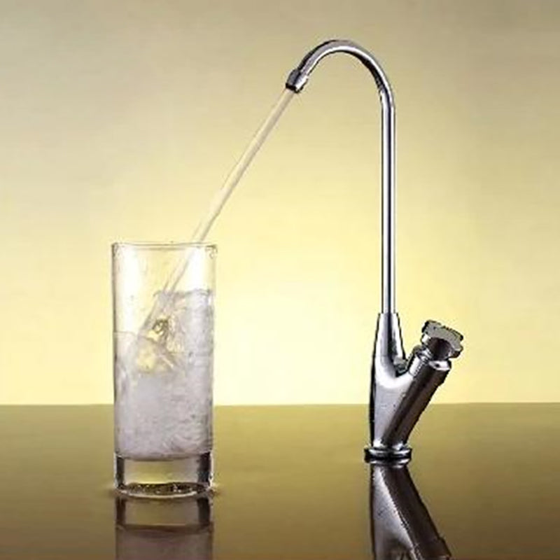 Contemporary Single Handle Kitchen Faucet Metal 1-Hold Bar Faucet