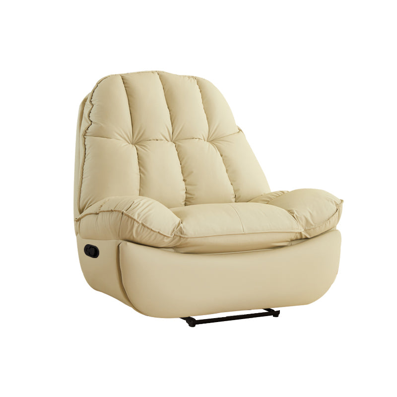 Traditional Standard Recliner Metal Solid Color Reclining Swivel Rocker