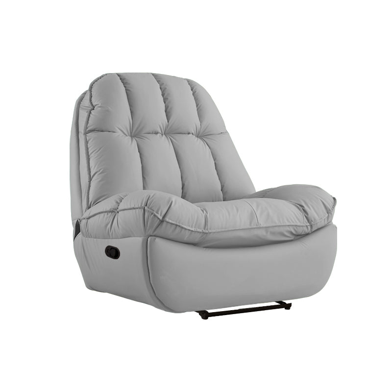 Traditional Standard Recliner Metal Solid Color Reclining Swivel Rocker