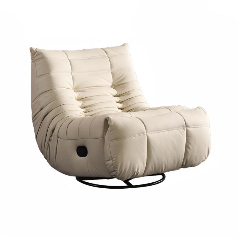 Contemporary Wingback Recliner Reclining Swivel Rocker Indoor Solid Color