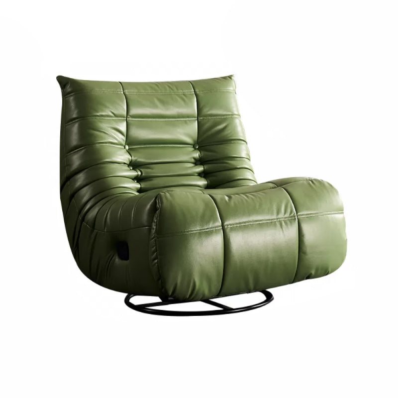 Contemporary Wingback Recliner Reclining Swivel Rocker Indoor Solid Color