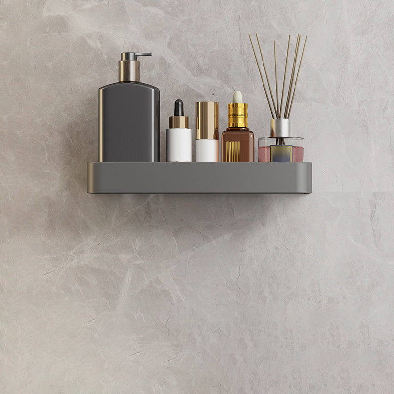 Minimalist Matte Metal Bathroom Accessory Set Modern Bath Shelf