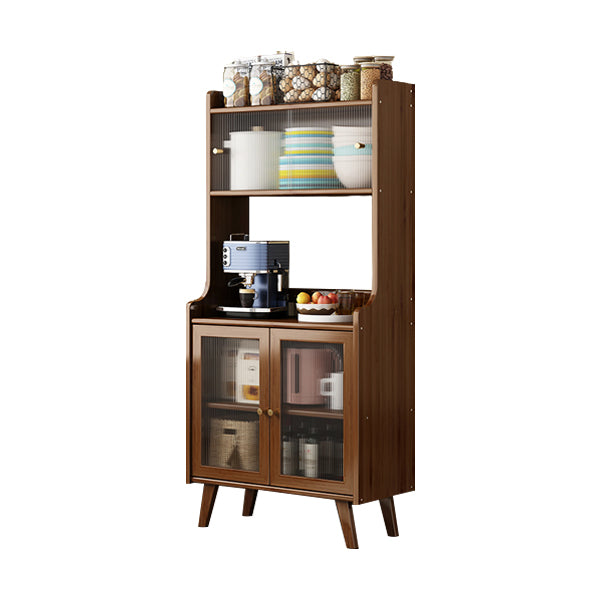 Contemporary Sideboard Cabinet Bamboo Sideboard for Dining Room