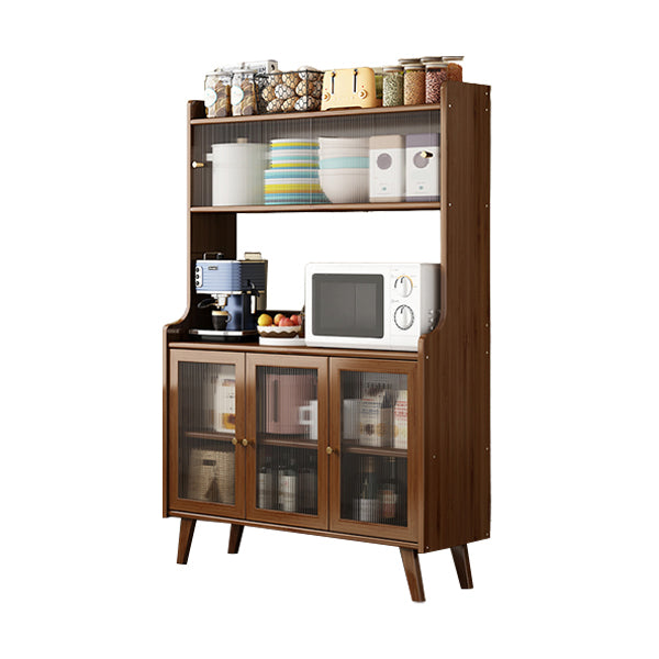 Contemporary Sideboard Cabinet Bamboo Sideboard for Dining Room