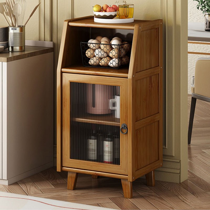 Contemporary Sideboard Cabinet Bamboo Sideboard for Dining Room