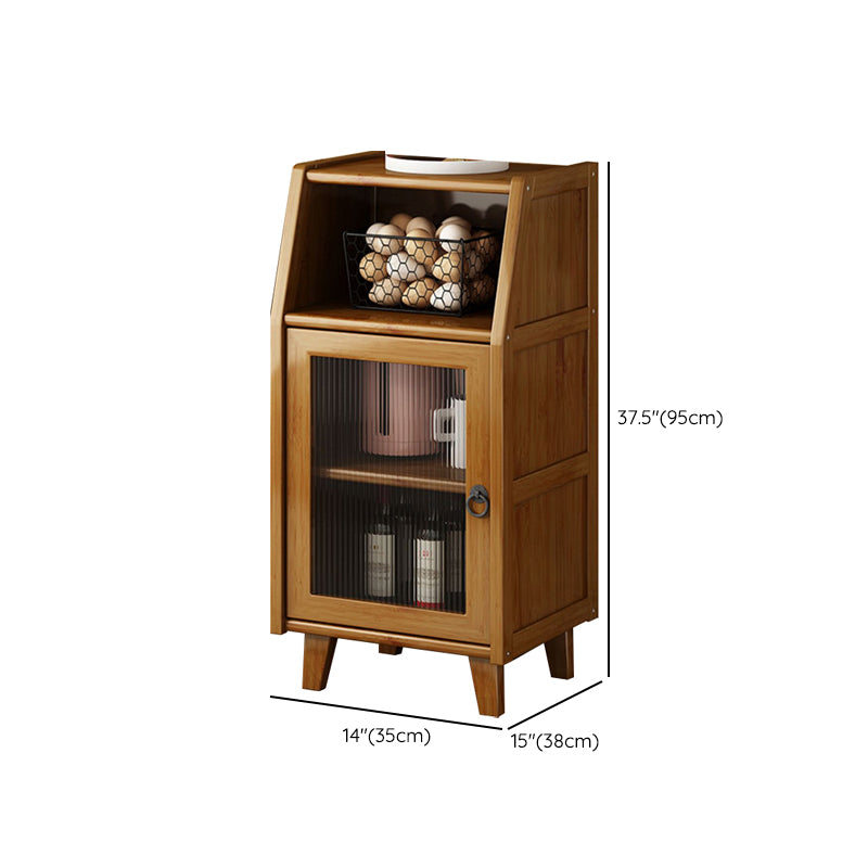 Contemporary Sideboard Cabinet Bamboo Sideboard for Dining Room