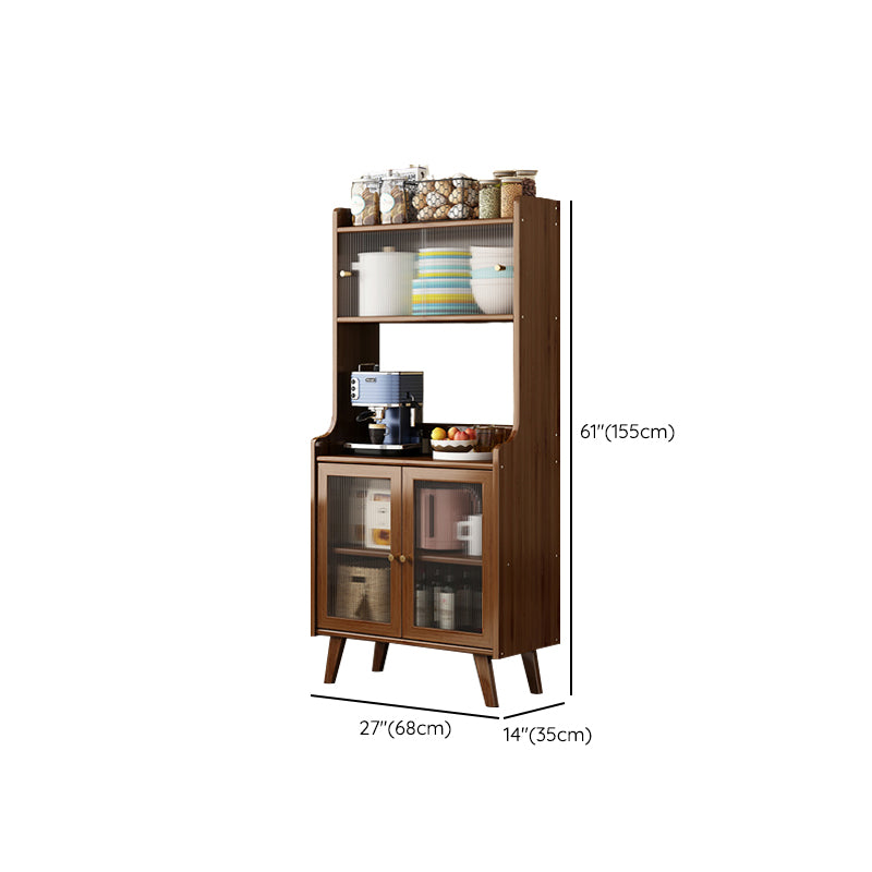 Contemporary Sideboard Cabinet Bamboo Sideboard for Dining Room