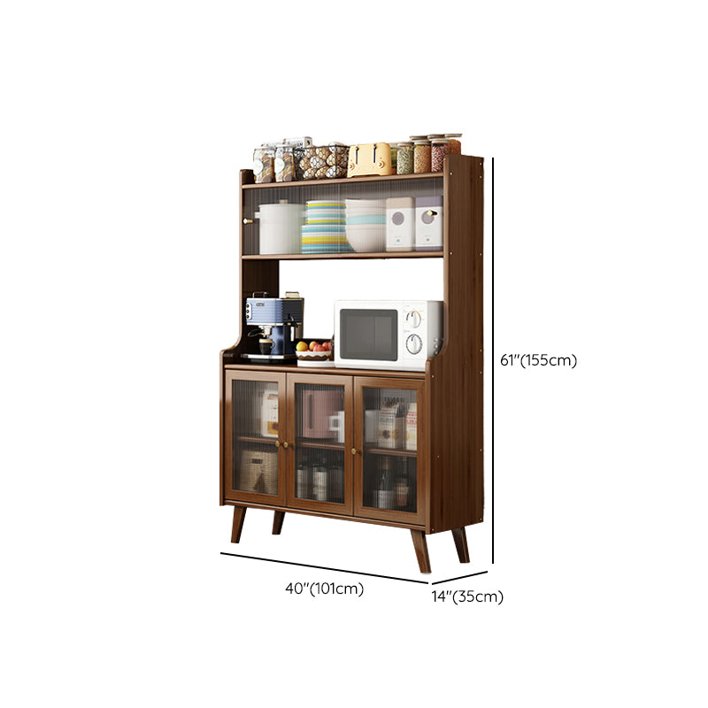 Contemporary Sideboard Cabinet Bamboo Sideboard for Dining Room