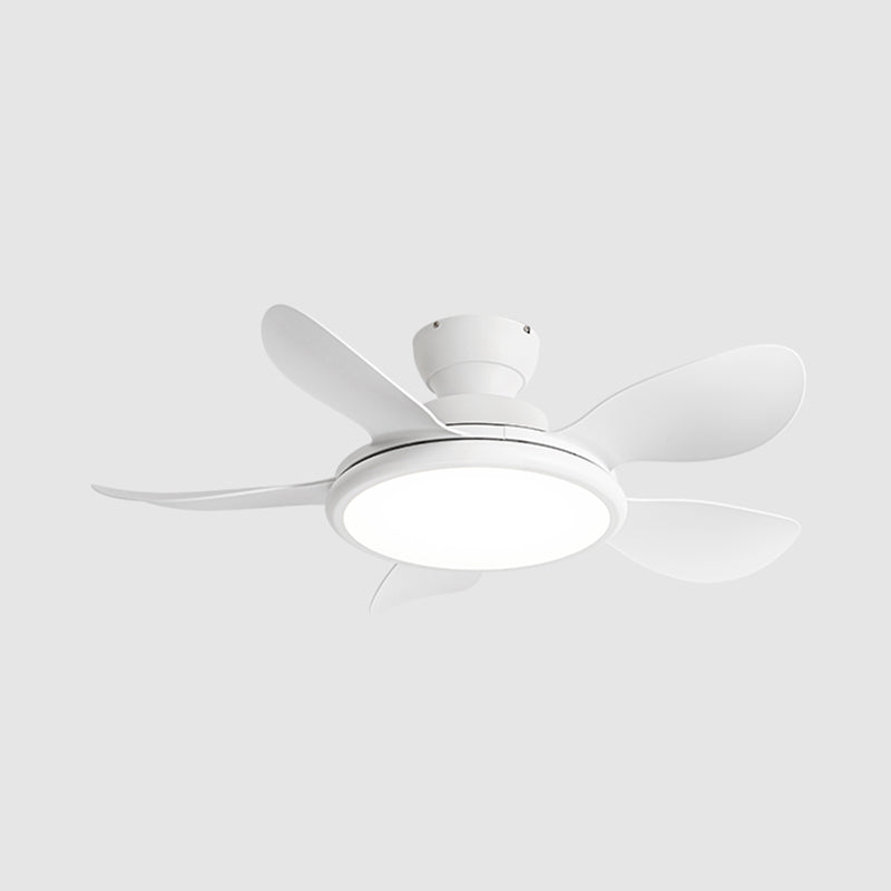 Fan Shape Metal Ceiling Fan Kid Style 1 Light Ceiling Mount Fans Fixtures