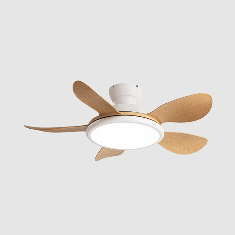 Fan Shape Metal Ceiling Fan Kid Style 1 Light Ceiling Mount Fans Fixtures