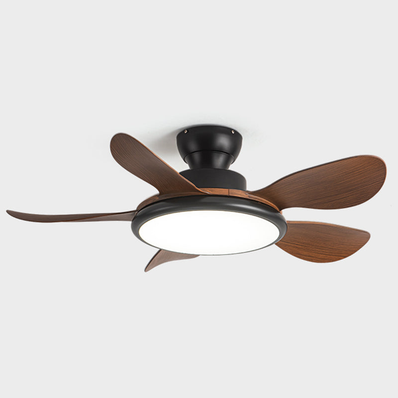 Fan Shape Metal Ceiling Fan Kid Style 1 Light Ceiling Mount Fans Fixtures