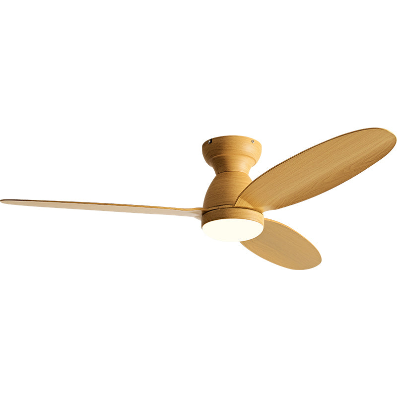 Fan Shape Metal Ceiling Fan Modern Style 1-Light Ceiling Mount Fans Fixture