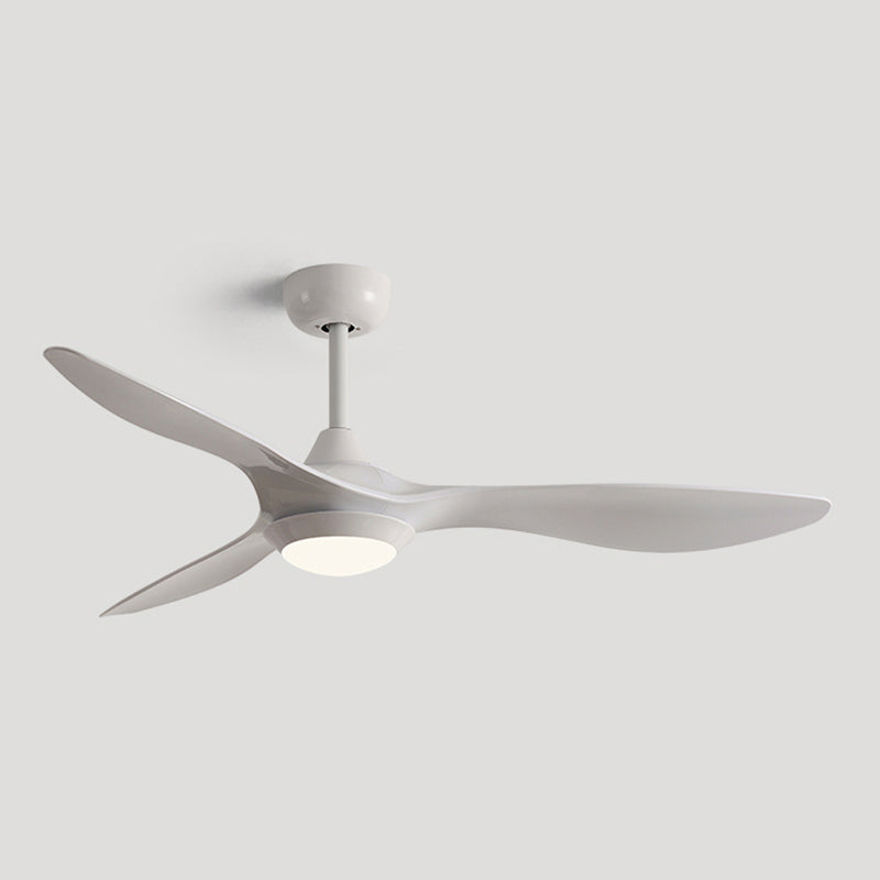 Fan Shape Metal Ceiling Fan Modern Style 1 Light Ceiling Mount Fan Fixture for Living Room