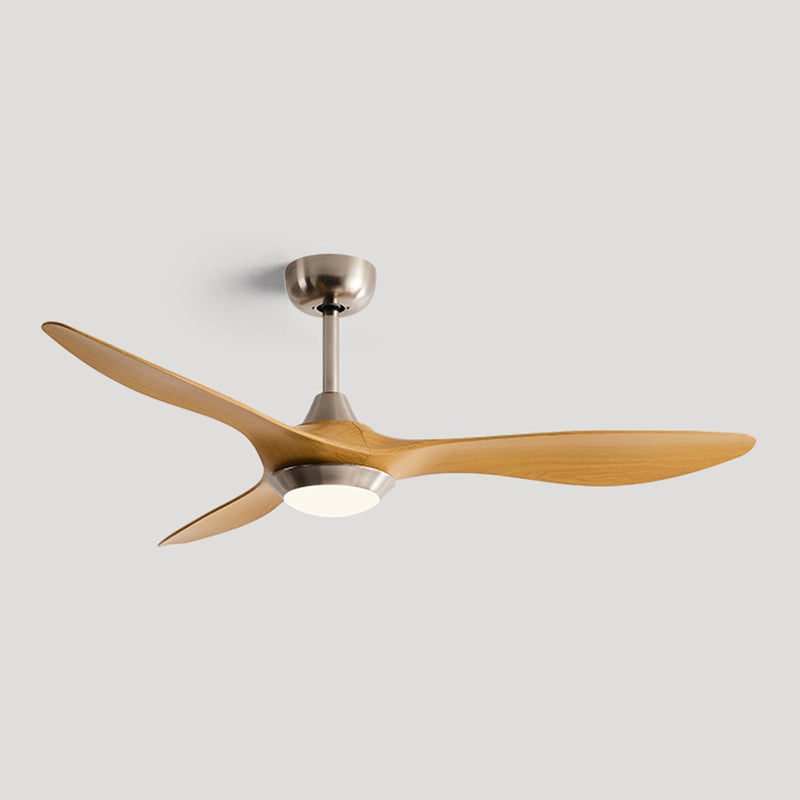 Fan Shape Metal Ceiling Fan Modern Style 1 Light Ceiling Mount Fan Fixture for Living Room