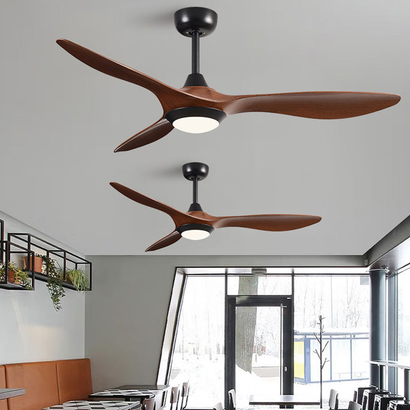 Fan Shape Metal Ceiling Fan Modern Style 1 Light Ceiling Mount Fan Fixture for Living Room