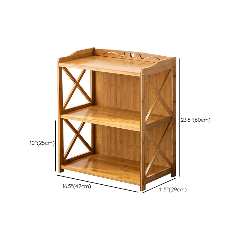 Contemporary Sideboard Cabinet Bamboo Sideboard with Drawers for Kitchen