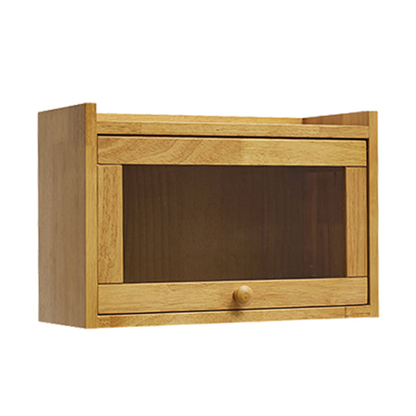 Contemporary Sideboard Cabinet Rubberwood Sideboard with Doors for Kitchen