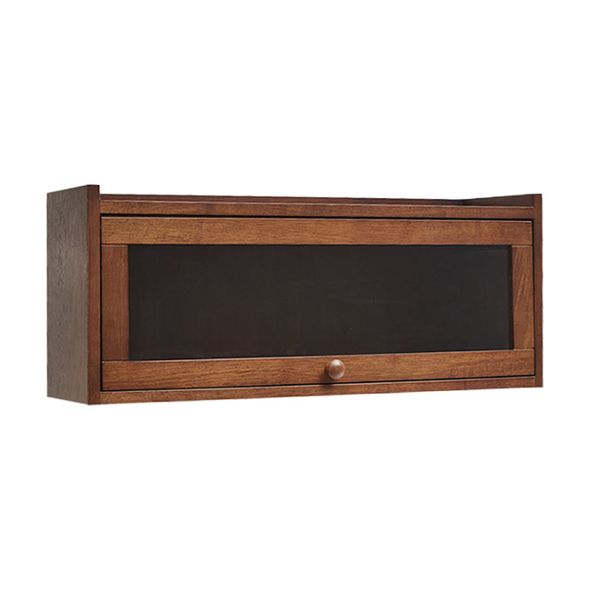 Contemporary Sideboard Cabinet Rubberwood Sideboard with Doors for Kitchen