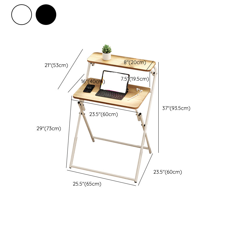 Modern Style Folding Office Desk Rectangular Home Writing Desk