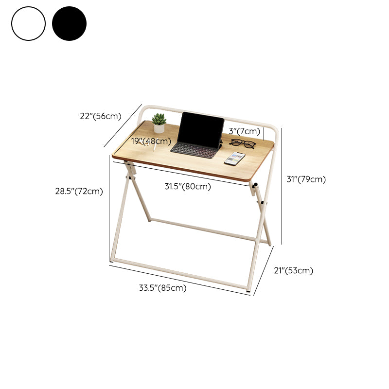 Modern Style Folding Office Desk Rectangular Home Writing Desk