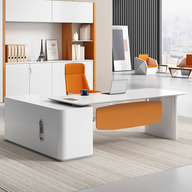 Rectangle Shape Wooden Office Desk Modern Style Writing Desk for Office