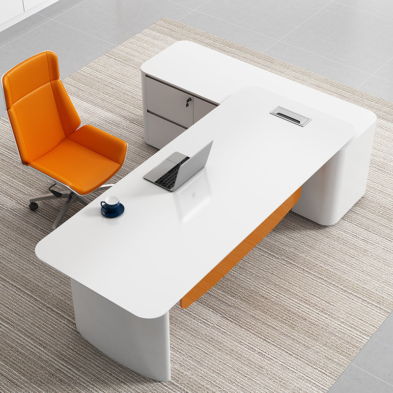 Rectangle Shape Wooden Office Desk Modern Style Writing Desk for Office