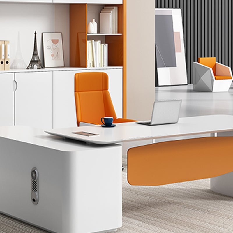 Rectangle Shape Wooden Office Desk Modern Style Writing Desk for Office