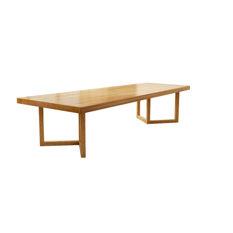 Contemporary Style Wood Office Desk Rectangular Shape Task Desk with Legs