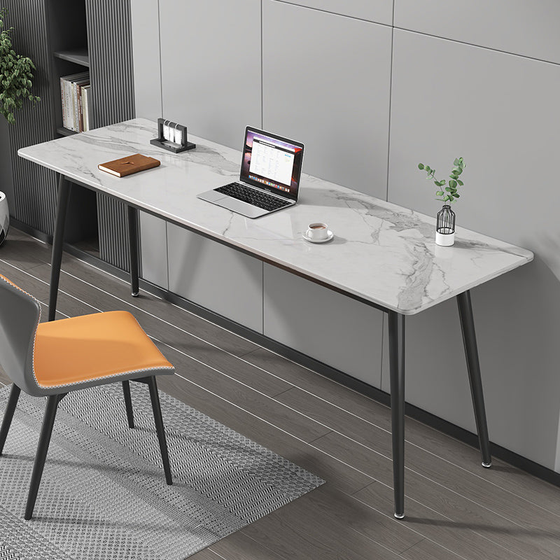 Rectangle Stone Top Office Desk Modern Writing Desk for Office