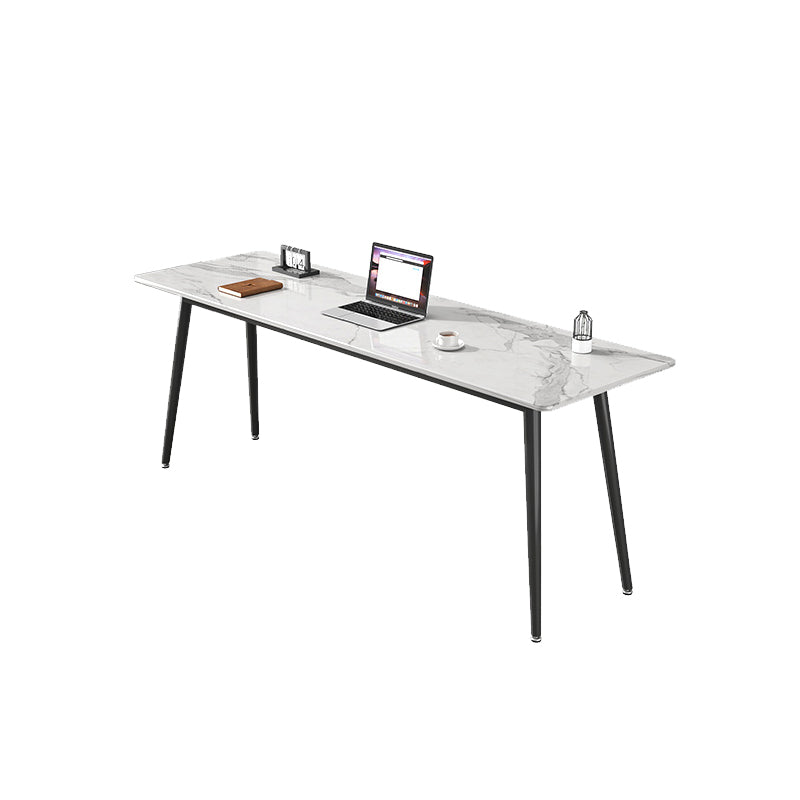 Rectangle Stone Top Office Desk Modern Writing Desk for Office