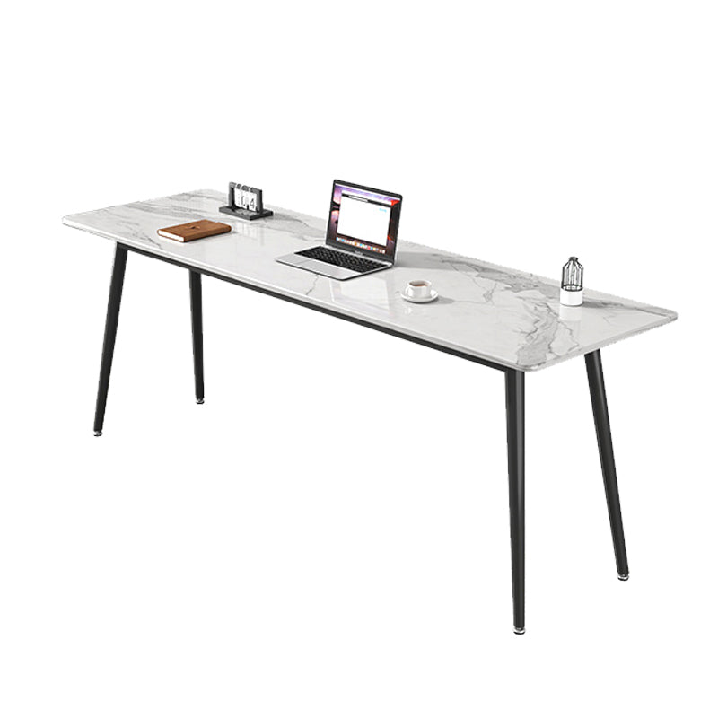 Rectangle Stone Top Office Desk Modern Writing Desk for Office