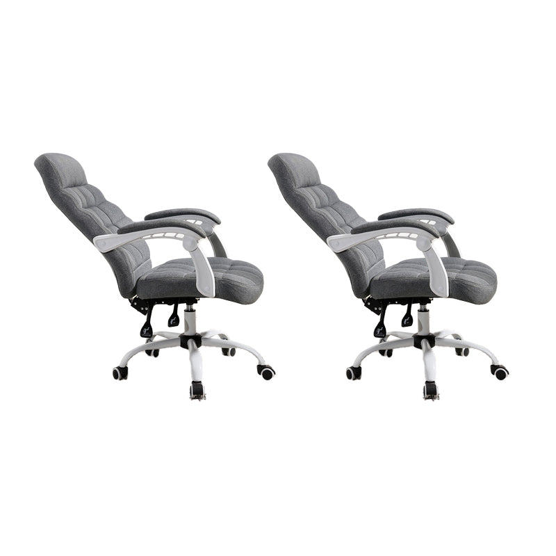 Padded Arms Office Chair Leather Tilt Mechanism No Distressing Ergonomic Desk Chair