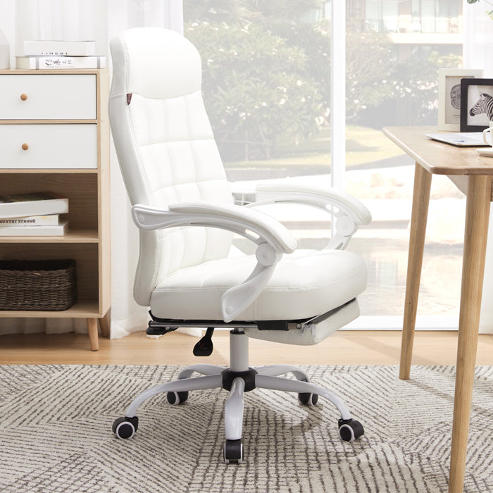 Padded Arms Chair Tilt Mechanism No Distressing Ergonomic Slide Chair