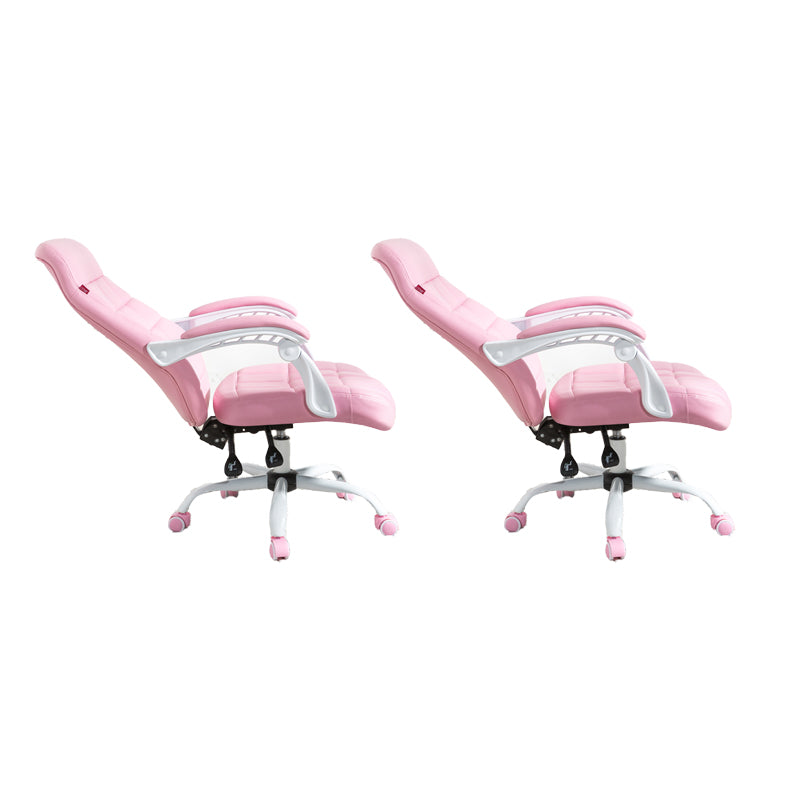 Padded Arms Chair Tilt Mechanism No Distressing Ergonomic Slide Chair