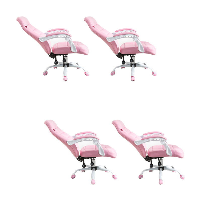 Padded Arms Chair Tilt Mechanism No Distressing Ergonomic Slide Chair