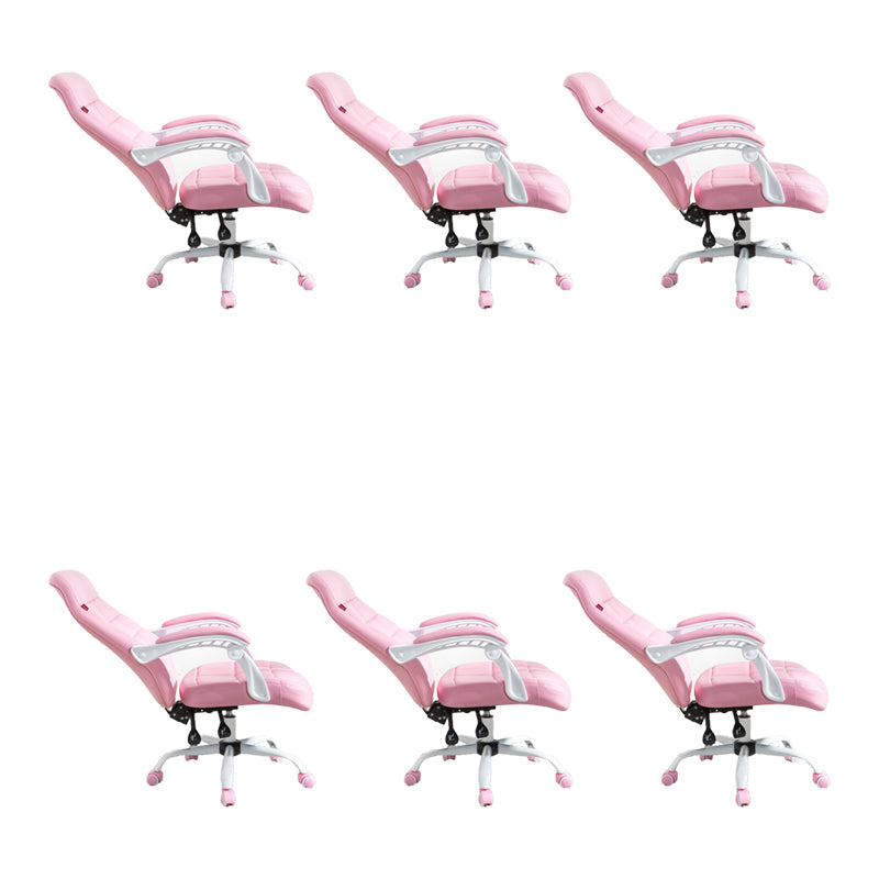 Padded Arms Chair Tilt Mechanism No Distressing Ergonomic Slide Chair