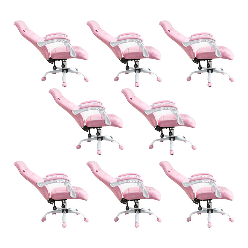 Padded Arms Chair Tilt Mechanism No Distressing Ergonomic Slide Chair