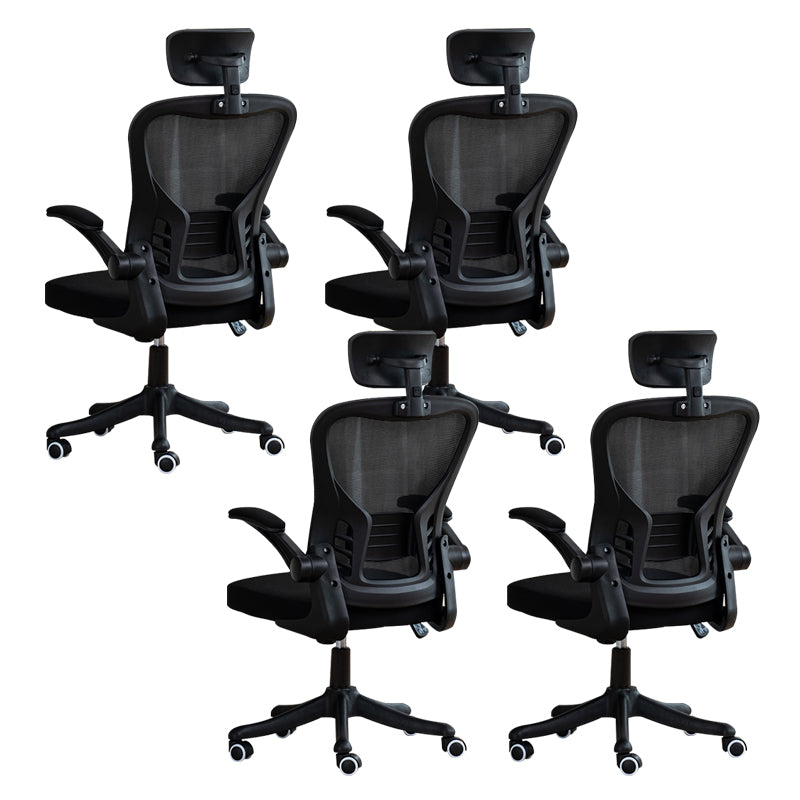 Modern Removable Arms Office Chair Tilt Mechanism Ergonomic Slide Chair with Wheels