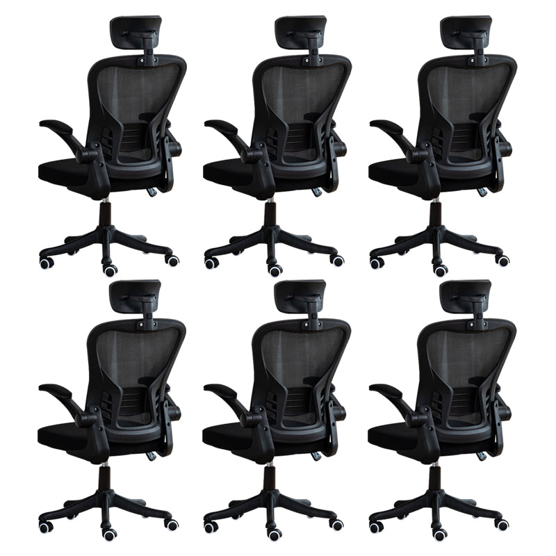 Modern Removable Arms Office Chair Tilt Mechanism Ergonomic Slide Chair with Wheels