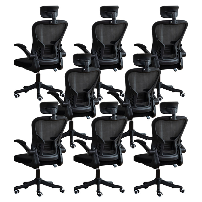 Modern Removable Arms Office Chair Tilt Mechanism Ergonomic Slide Chair with Wheels