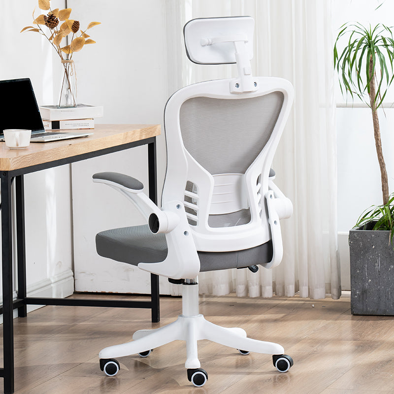 Modern Removable Arms Office Chair Tilt Mechanism Ergonomic Slide Chair with Wheels