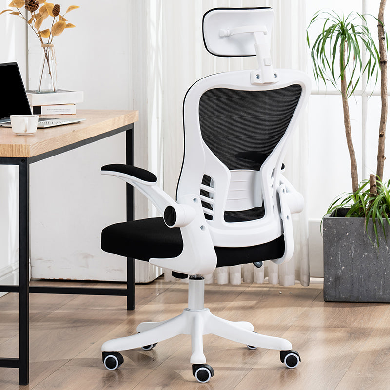 Modern Removable Arms Office Chair Tilt Mechanism Ergonomic Slide Chair with Wheels