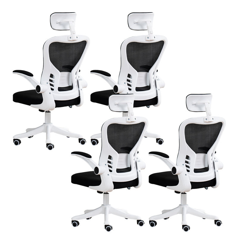 Modern Removable Arms Office Chair Tilt Mechanism Ergonomic Slide Chair with Wheels