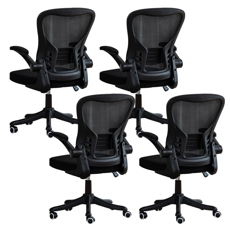 Modern Removable Arms Office Chair Tilt Mechanism Ergonomic Slide Chair with Wheels