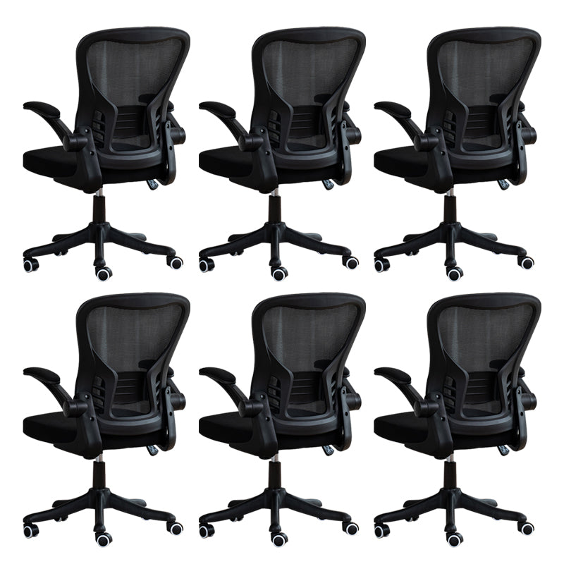 Modern Removable Arms Office Chair Tilt Mechanism Ergonomic Slide Chair with Wheels