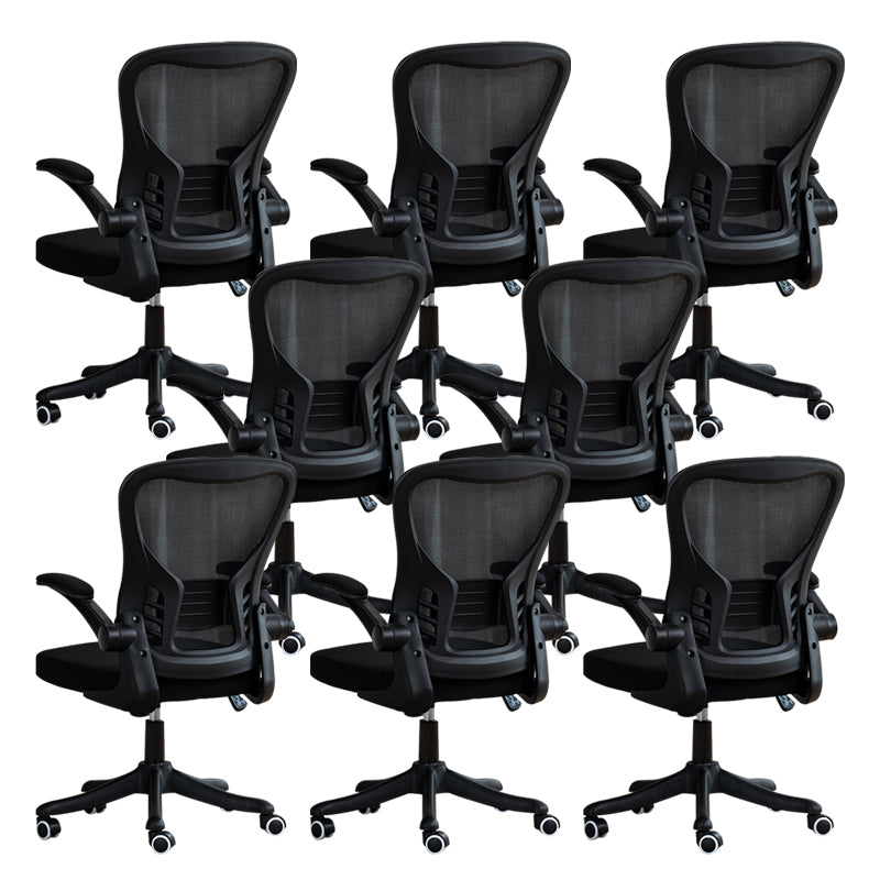 Modern Removable Arms Office Chair Tilt Mechanism Ergonomic Slide Chair with Wheels