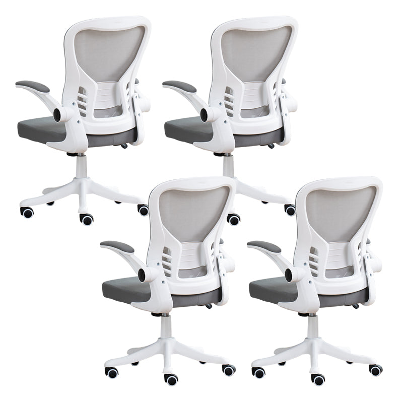 Modern Removable Arms Office Chair Tilt Mechanism Ergonomic Slide Chair with Wheels